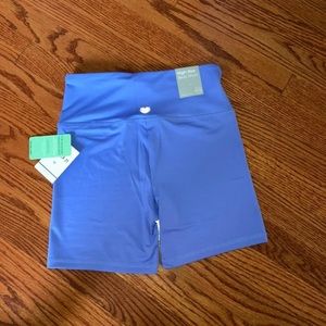 Periwinkle biker shorts